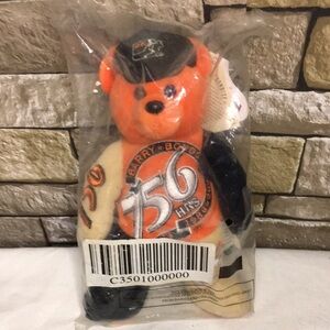 756 Hits Commemorative Bear Barry Bonds